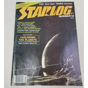 Vintage May 1978 Starlog The Magazine of the Future Number 13 Solar System Art